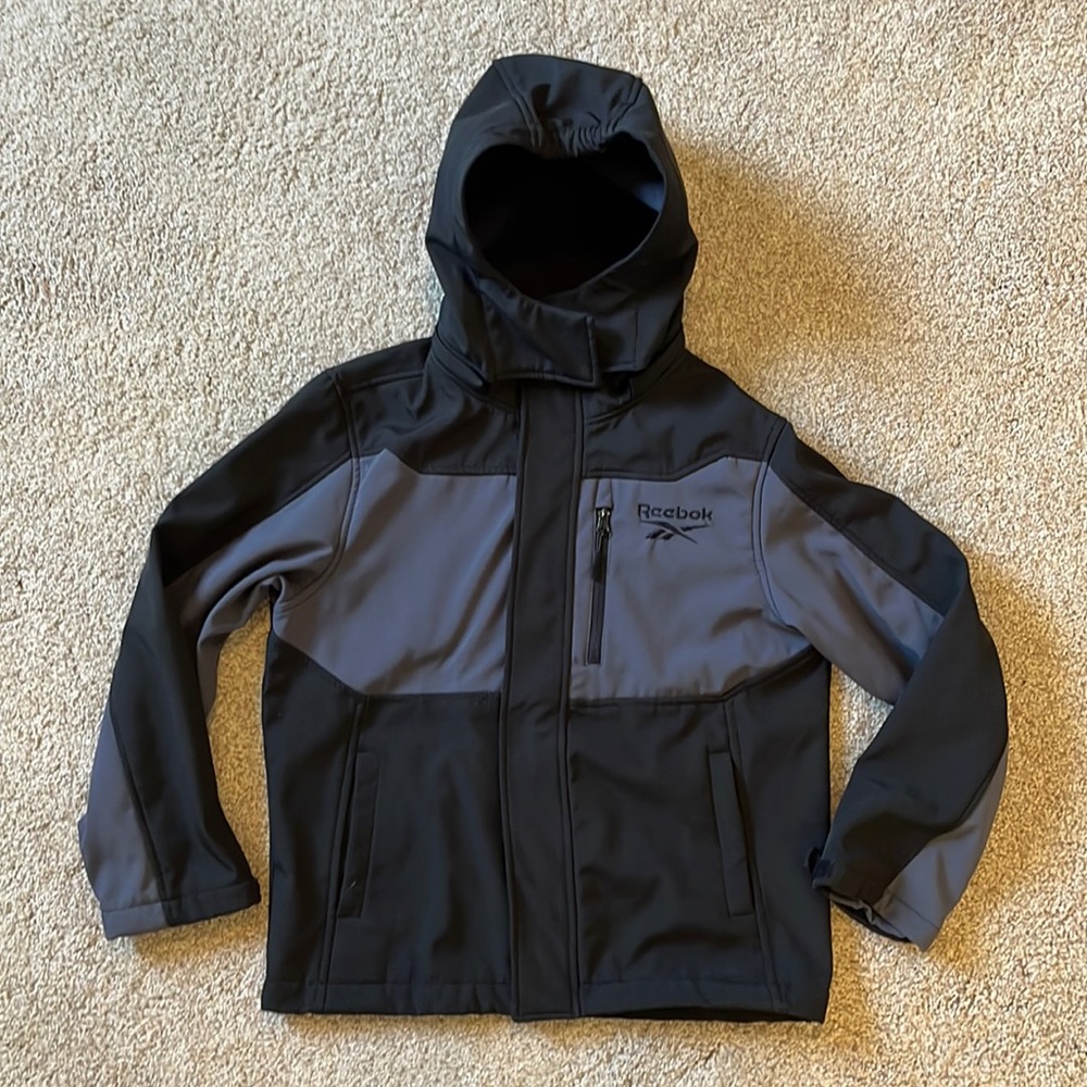 Reebok Boys 3 in 1 System Softshell Jacket, 8 Husky